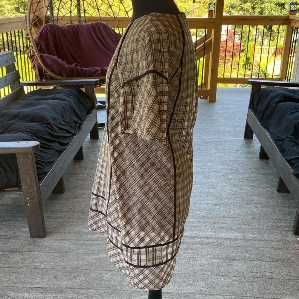 Club Monaco | Check Swing Dress - Picture 5 of 9